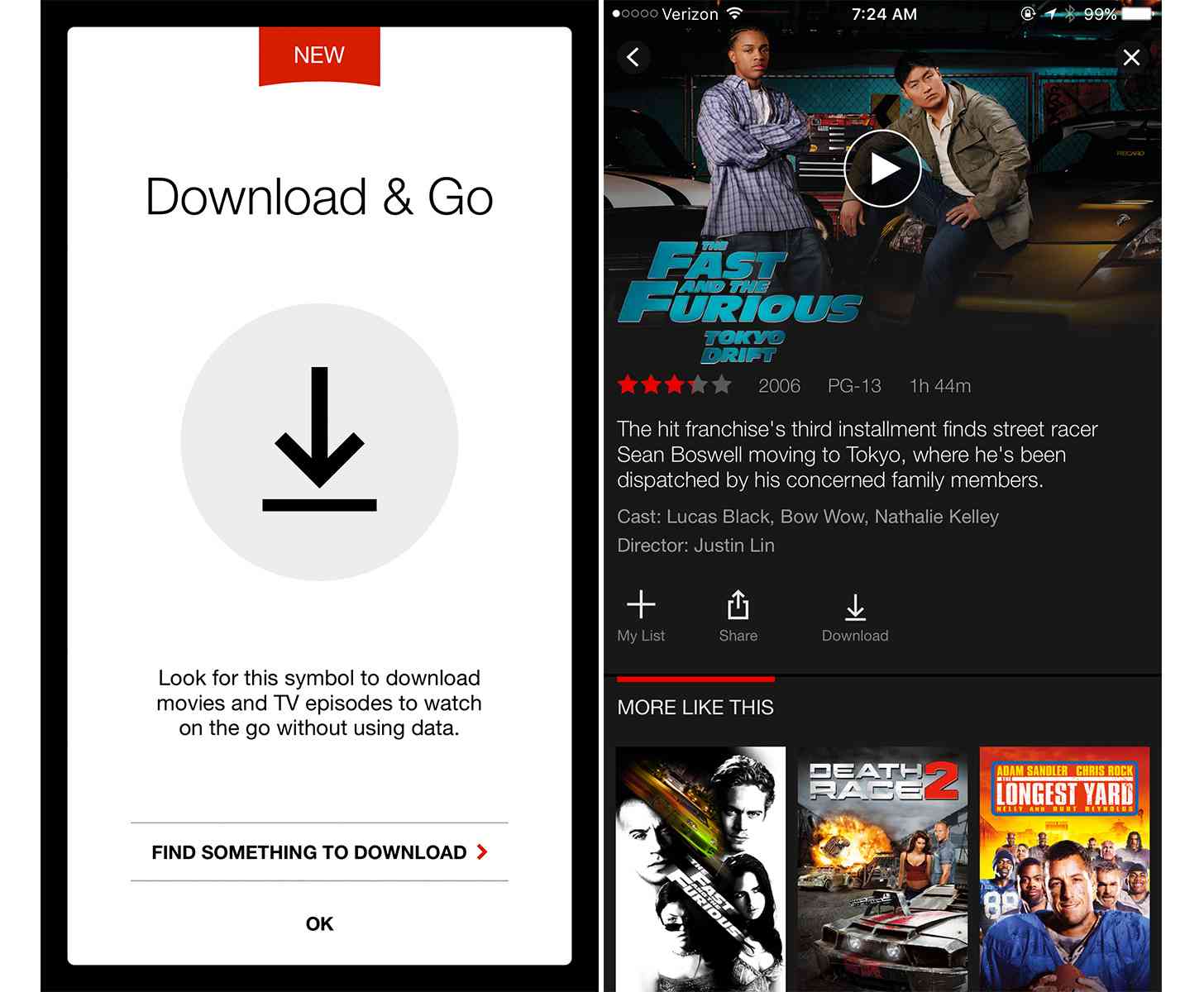 Download movies for offline viewing android app